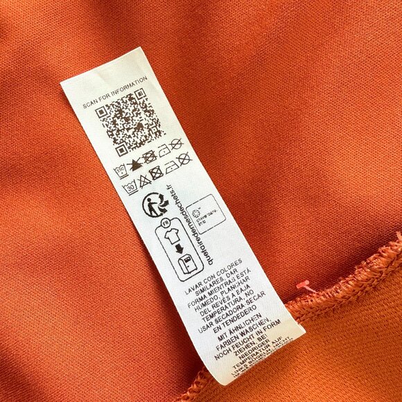 ASOS DESIGN Ribbed Button-Front Top – Rust – Size S – New Without Tags - Picture 10 of 10